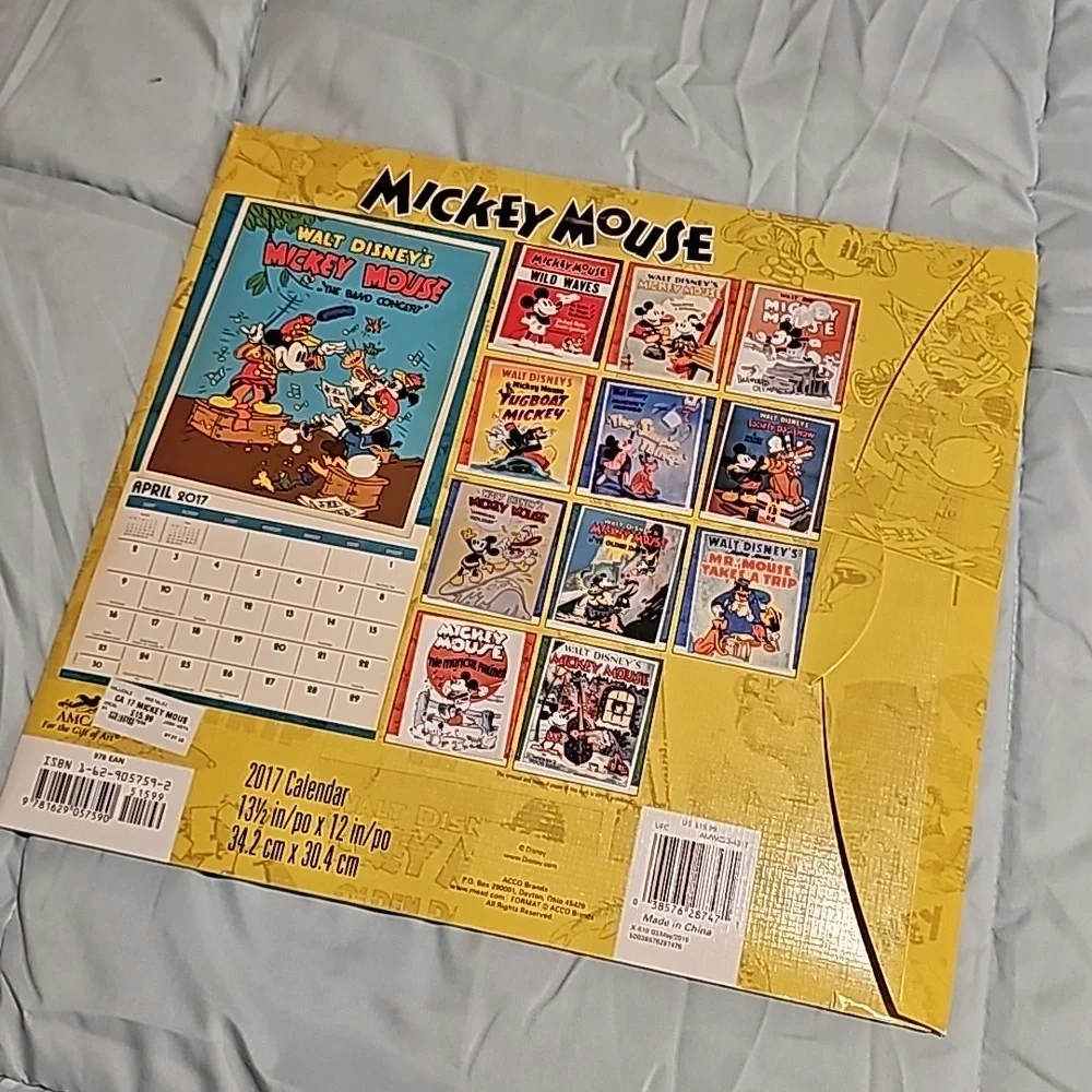 2017 Disney Mickey Mouse Collectible Calendar